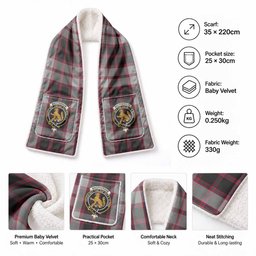 MacPherson (McPherson) Tartan Crest Pocket Scarf - Ultimate Plaid Gift Wrap