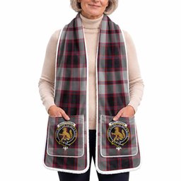 MacPherson (McPherson) Tartan Crest Pocket Scarf - Ultimate Plaid Gift Wrap