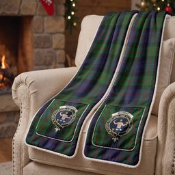 Murray Tartan Crest Pocket Scarf - Ultimate Plaid Gift Wrap