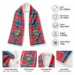 MacTavish (McTavish) Tartan Crest Pocket Scarf - Ultimate Plaid Gift Wrap