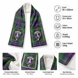 Malcolm Tartan Crest Pocket Scarf - Ultimate Plaid Gift Wrap