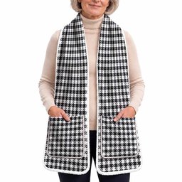 Shepherd Tartan Hand-Warmer Pocket Scarf