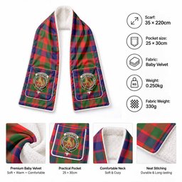 MacGowan (McGowan) Tartan Crest Pocket Scarf - Ultimate Plaid Gift Wrap