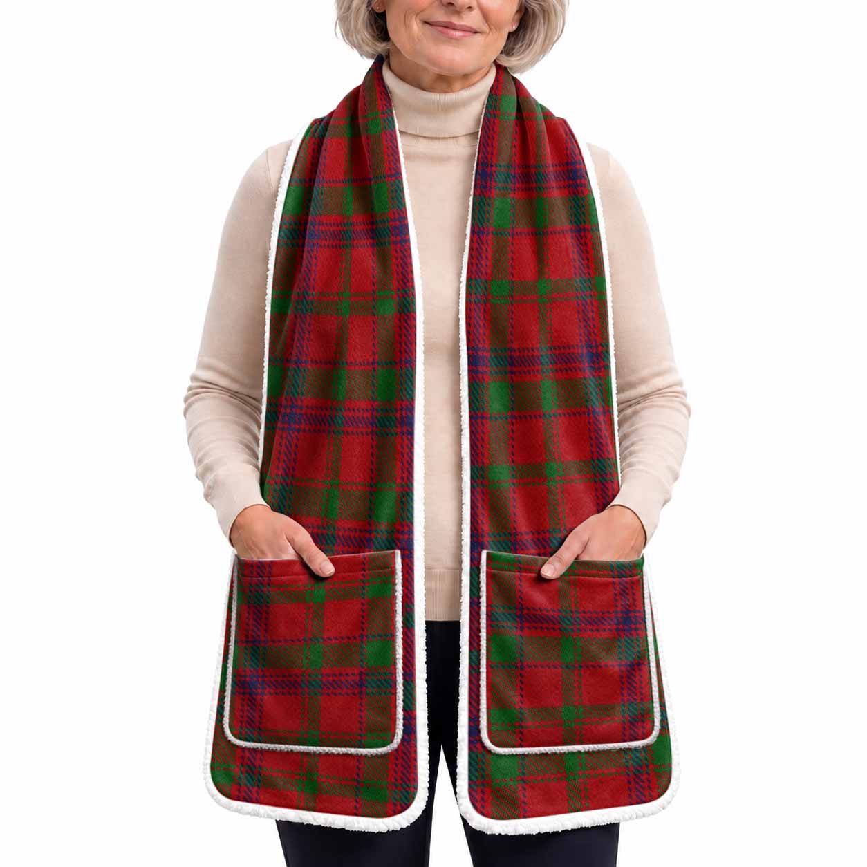MacColl (McColl) Tartan Hand-Warmer Pocket Scarf