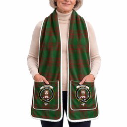 Menzies Tartan Crest Pocket Scarf - Ultimate Plaid Gift Wrap
