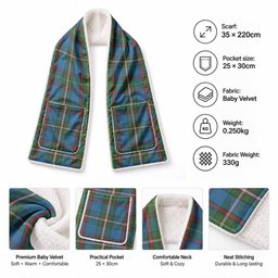 Tait Tartan Hand-Warmer Pocket Scarf