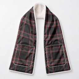 WoS Tartan Hand-Warmer Pocket Scarf