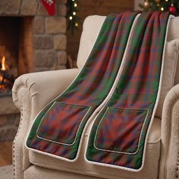 Stewart (Stuart) of Appin Tartan Hand-Warmer Pocket Scarf