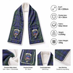 Weir Tartan Crest Pocket Scarf - Ultimate Plaid Gift Wrap