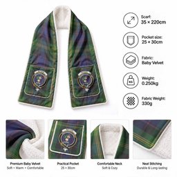 Watson Tartan Crest Pocket Scarf - Ultimate Plaid Gift Wrap