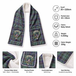 Stephenson (Stevenson) Tartan Crest Pocket Scarf - Ultimate Plaid Gift Wrap