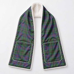 Wood Tartan Hand-Warmer Pocket Scarf