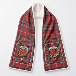 Stewart (Stuart) of Bute Tartan Crest Pocket Scarf - Ultimate Plaid Gift Wrap