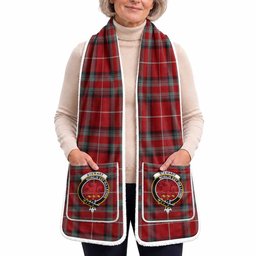 Stewart (Stuart) of Bute Tartan Crest Pocket Scarf - Ultimate Plaid Gift Wrap