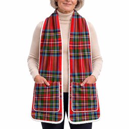 Stewart (Stuart) Tartan Hand-Warmer Pocket Scarf