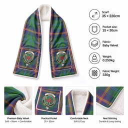 Young Tartan Crest Pocket Scarf - Ultimate Plaid Gift Wrap
