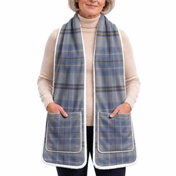 Tweedie Tartan Hand-Warmer Pocket Scarf