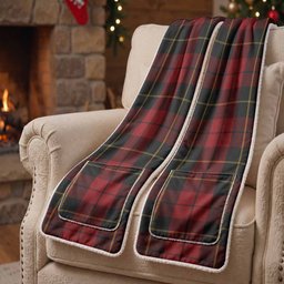 Wallace Tartan Hand-Warmer Pocket Scarf