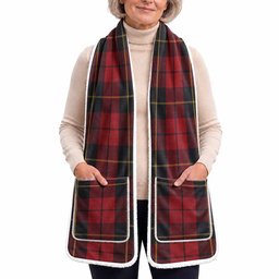Wallace Tartan Hand-Warmer Pocket Scarf