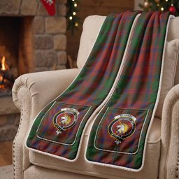 Stewart (Stuart) of Appin Tartan Crest Pocket Scarf - Ultimate Plaid Gift Wrap