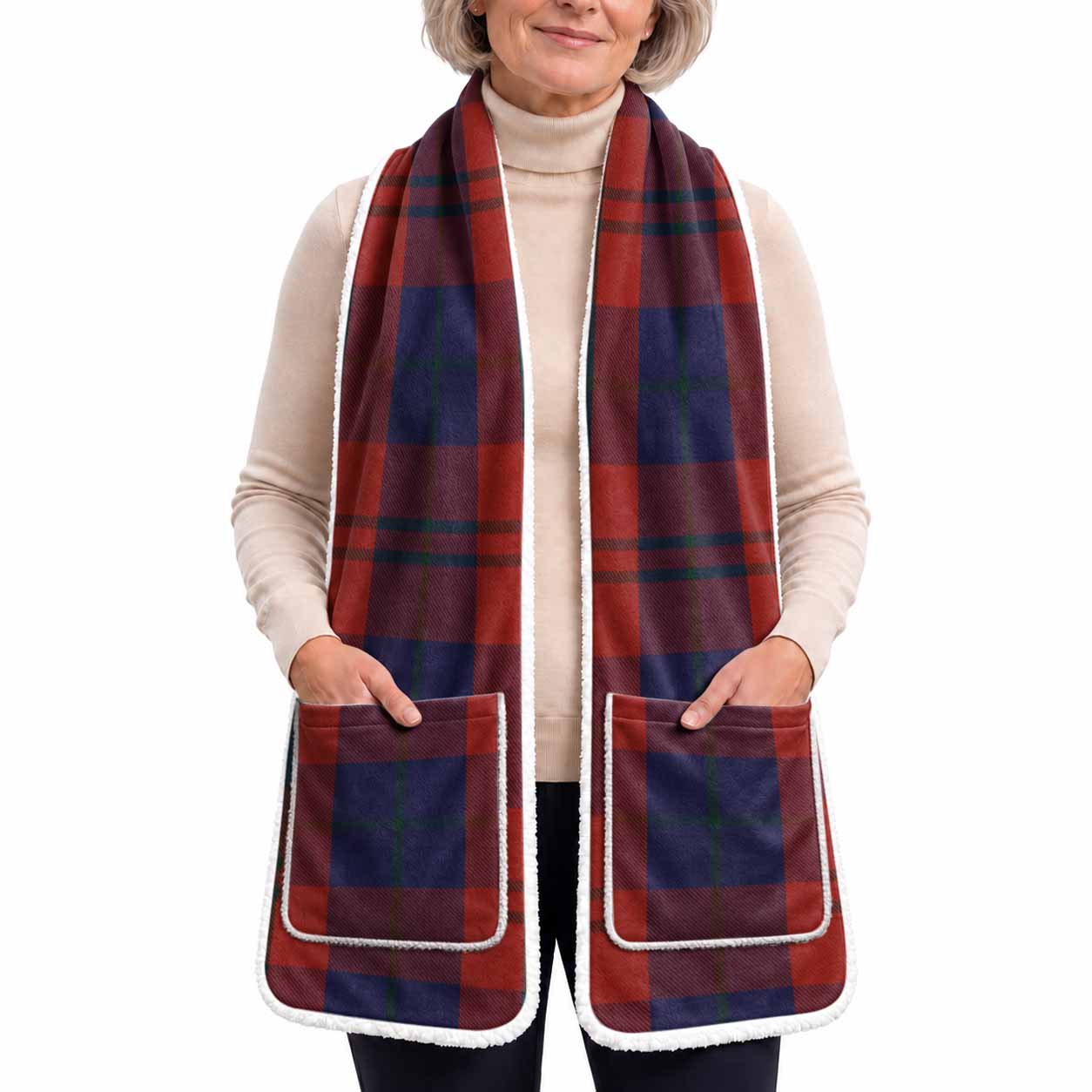 Wotherspoon Tartan Hand-Warmer Pocket Scarf