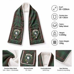 Tennant Tartan Crest Pocket Scarf - Ultimate Plaid Gift Wrap