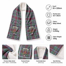 Spence (Spens) Tartan Crest Pocket Scarf - Ultimate Plaid Gift Wrap