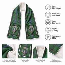 MacKendrick (McKendrick) Tartan Crest Pocket Scarf - Ultimate Plaid Gift Wrap