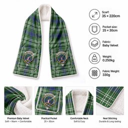 Blackadder Tartan Crest Pocket Scarf - Ultimate Plaid Gift Wrap