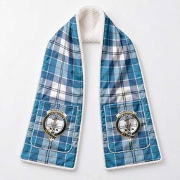 Roberton Tartan Crest Pocket Scarf - Ultimate Plaid Gift Wrap