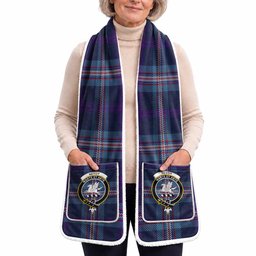 Nevoy Tartan Crest Pocket Scarf - Ultimate Plaid Gift Wrap