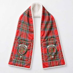 Binning Tartan Crest Pocket Scarf - Ultimate Plaid Gift Wrap