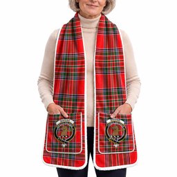 Binning Tartan Crest Pocket Scarf - Ultimate Plaid Gift Wrap