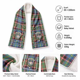 Aikenhead Tartan Crest Pocket Scarf - Ultimate Plaid Gift Wrap
