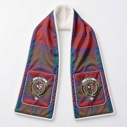 Byres (Byses) Tartan Crest Pocket Scarf - Ultimate Plaid Gift Wrap