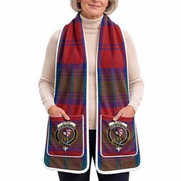 Byres (Byses) Tartan Crest Pocket Scarf - Ultimate Plaid Gift Wrap