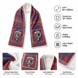 Ainslie Tartan Crest Pocket Scarf - Ultimate Plaid Gift Wrap
