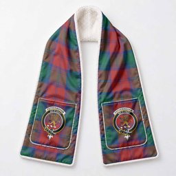 Fotheringham (Fotheringhame) Tartan Crest Pocket Scarf - Ultimate Plaid Gift Wrap