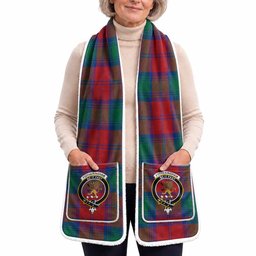 Fotheringham (Fotheringhame) Tartan Crest Pocket Scarf - Ultimate Plaid Gift Wrap