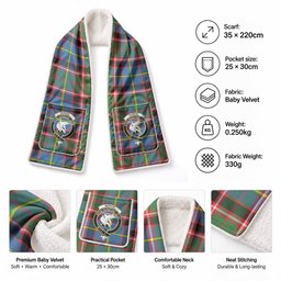 Norvel Tartan Crest Pocket Scarf - Ultimate Plaid Gift Wrap