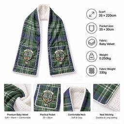 Blyth Tartan Crest Pocket Scarf - Ultimate Plaid Gift Wrap
