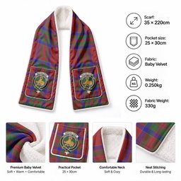 MacGilvery (McGilvery) Tartan Crest Pocket Scarf - Ultimate Plaid Gift Wrap