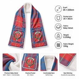 Blane Tartan Crest Pocket Scarf - Ultimate Plaid Gift Wrap
