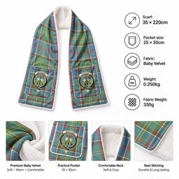 Whitelaw Tartan Crest Pocket Scarf - Ultimate Plaid Gift Wrap