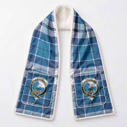 Hutton Tartan Crest Pocket Scarf - Ultimate Plaid Gift Wrap
