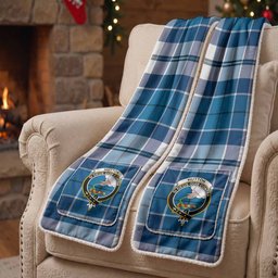 Hutton Tartan Crest Pocket Scarf - Ultimate Plaid Gift Wrap