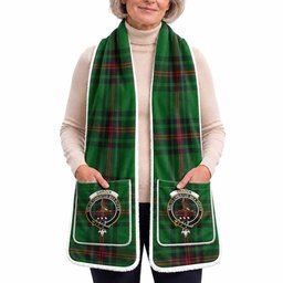 Orrock Tartan Crest Pocket Scarf - Ultimate Plaid Gift Wrap