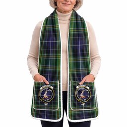 McKellar Tartan Crest Pocket Scarf - Ultimate Plaid Gift Wrap