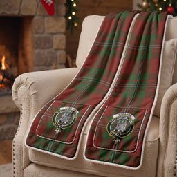 Strange (Strang) Tartan Crest Pocket Scarf - Ultimate Plaid Gift Wrap