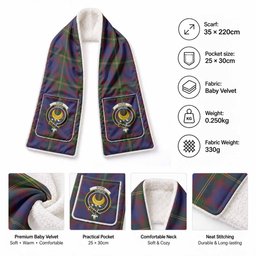 Durie Tartan Crest Pocket Scarf - Ultimate Plaid Gift Wrap